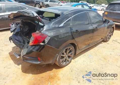 2019 Honda Civic Sport z USA, uszkodzony, nr VIN 2HGFC2F80KH503215